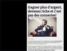 Tablet Screenshot of gagnerducash.fr